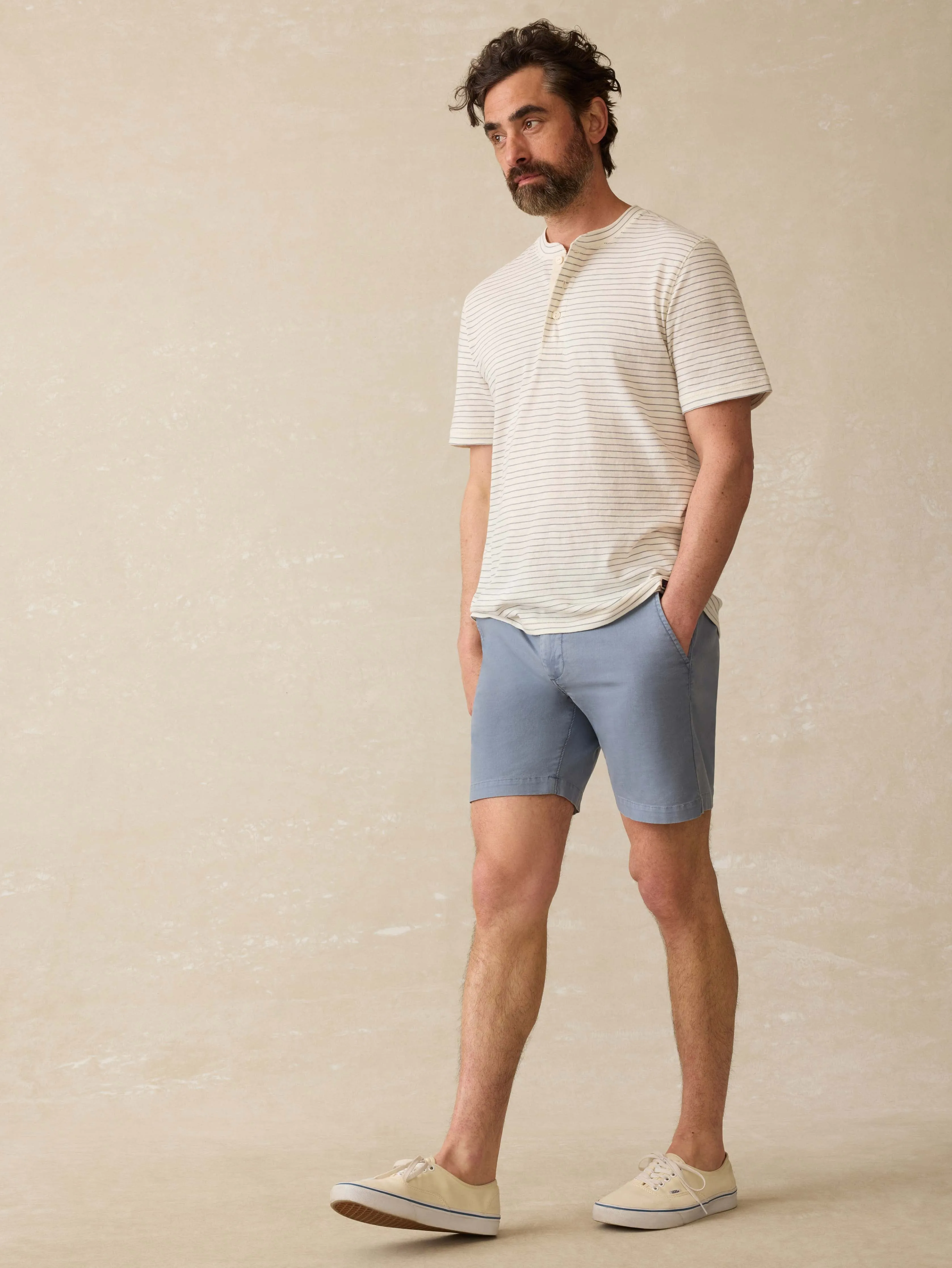 Essential Chino Short (8") - Flintstone sold by Faherty product image thumbnail 5