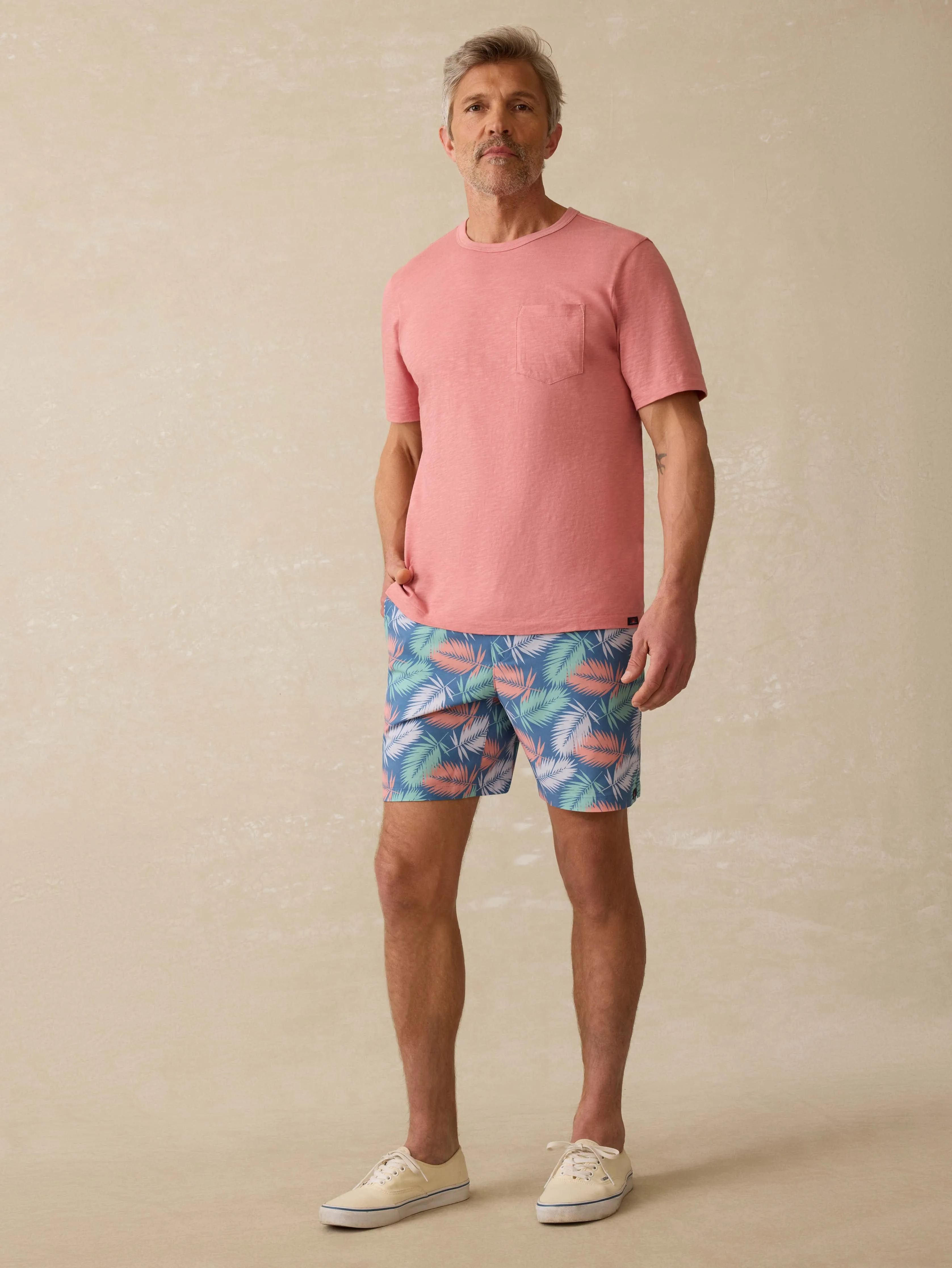 Shorelite Lined Trunk (7") - Twilight Paradise Palm sold by Faherty product image thumbnail 5