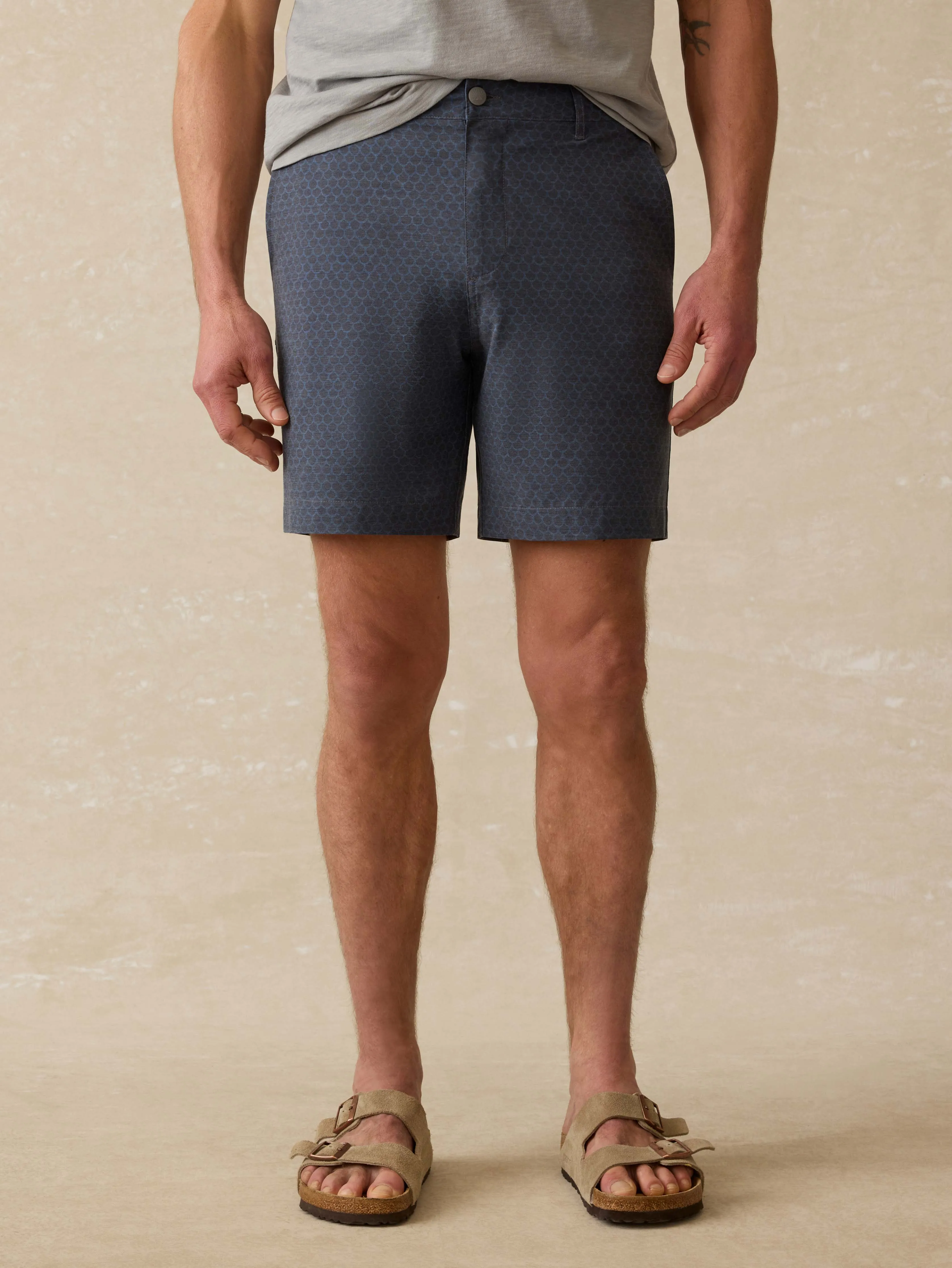 All Day Short 2.0 (7") - Midnight Fishscale sold by Faherty