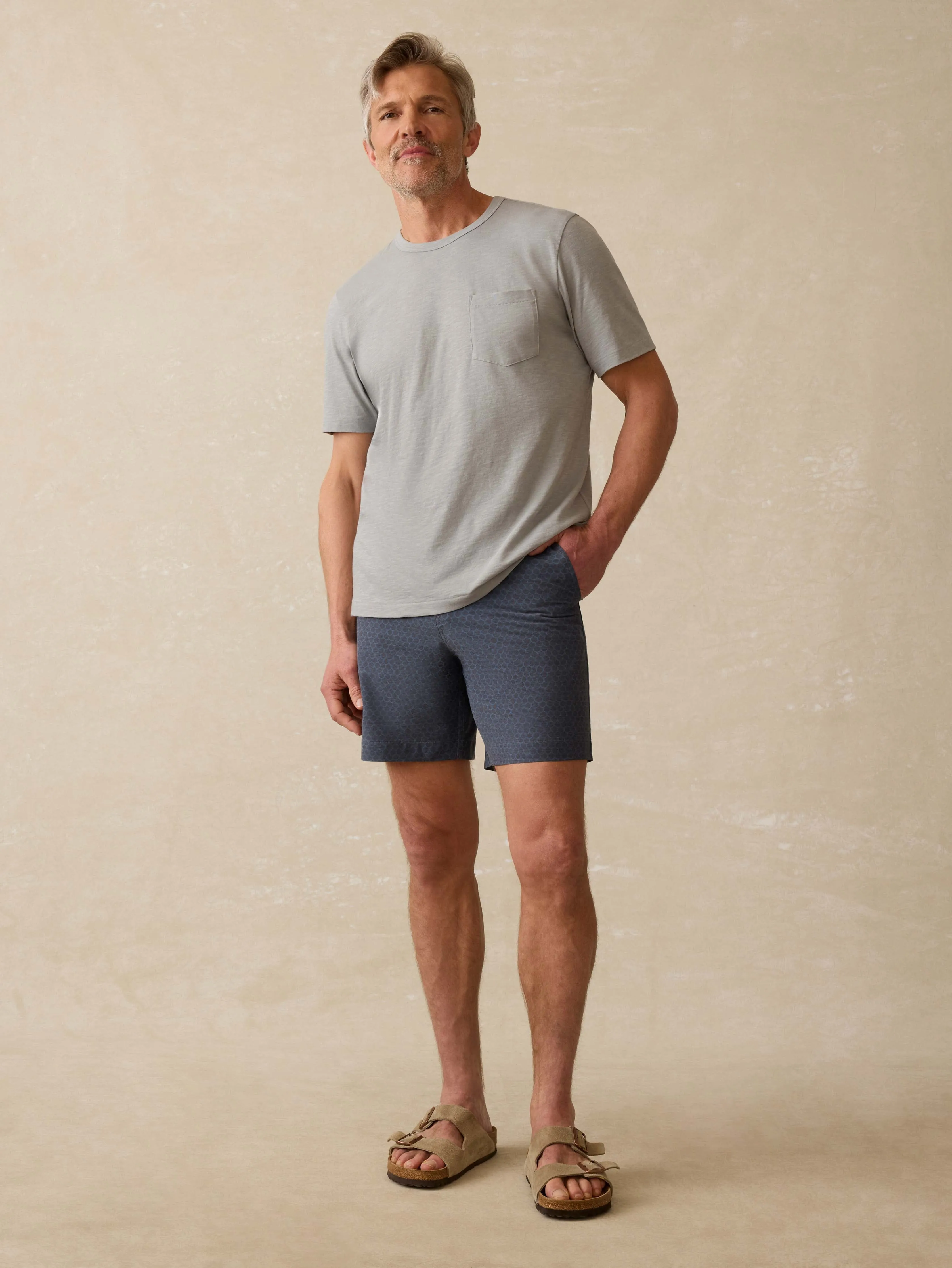 All Day Short 2.0 (7") - Midnight Fishscale sold by Faherty product image thumbnail 4