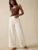 Sun Strider Linen Pant - White sold by Faherty