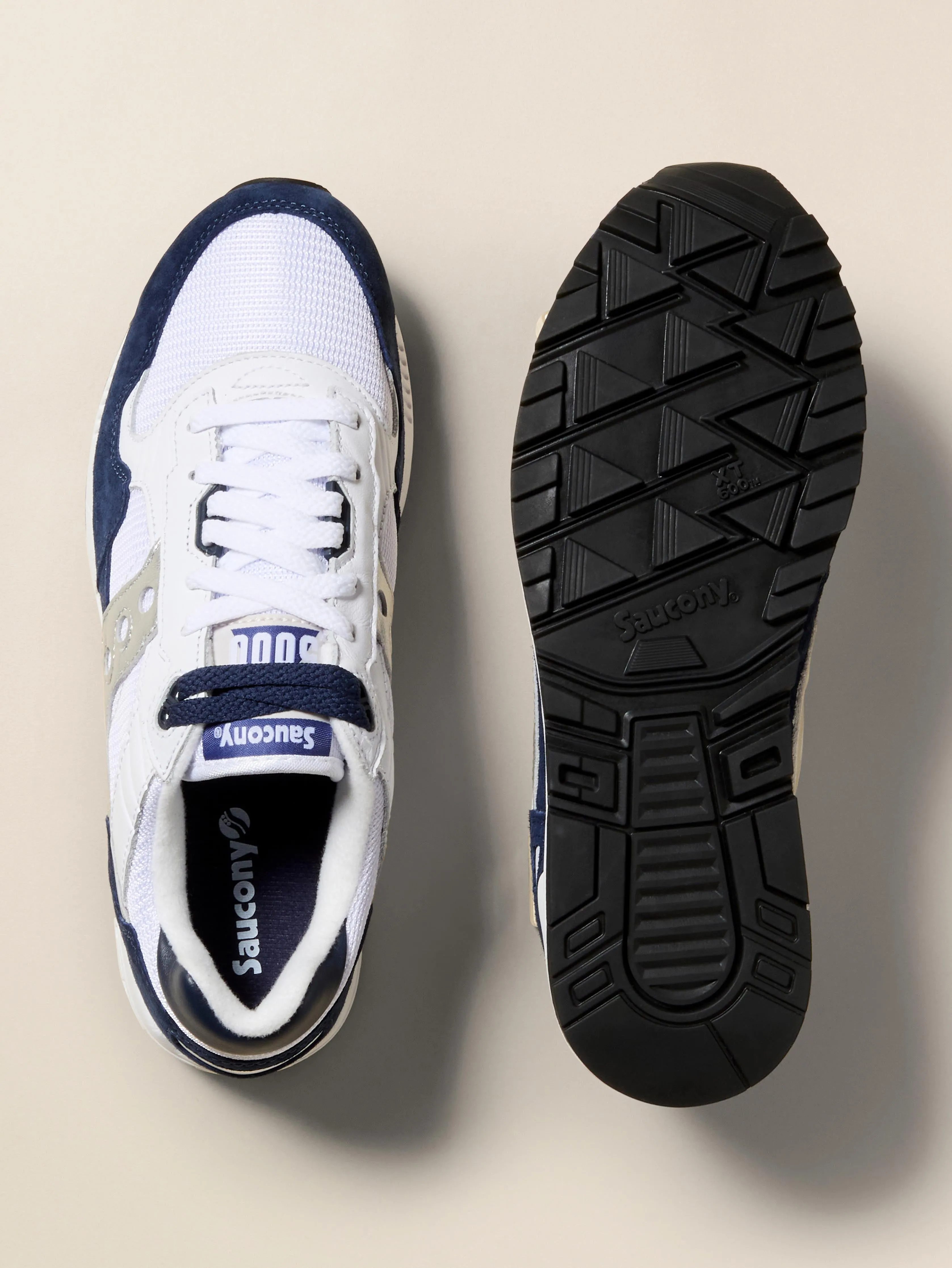 Saucony Shadow 5000 - White Navy Silver sold by Faherty product image thumbnail 3