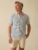 Sunwashed T-Shirt Polo - Ivory Breton Stripe sold by Faherty