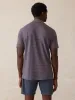 Sunwashed T-Shirt Polo - Sea Fire Stripe sold by Faherty