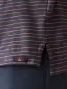 Sunwashed T-Shirt Polo - Sea Fire Stripe sold by Faherty