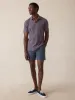 Sunwashed T-Shirt Polo - Sea Fire Stripe sold by Faherty