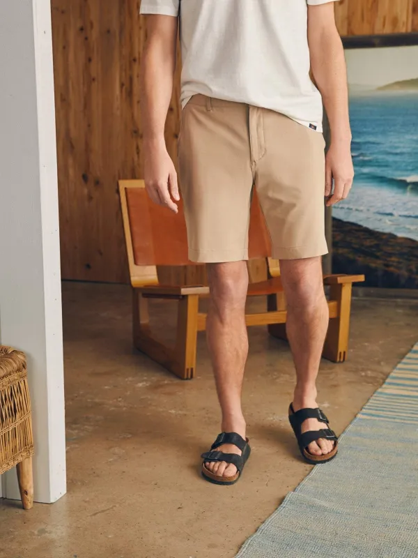 All Day™ Short 1.0 (9") - Khaki sold by Faherty