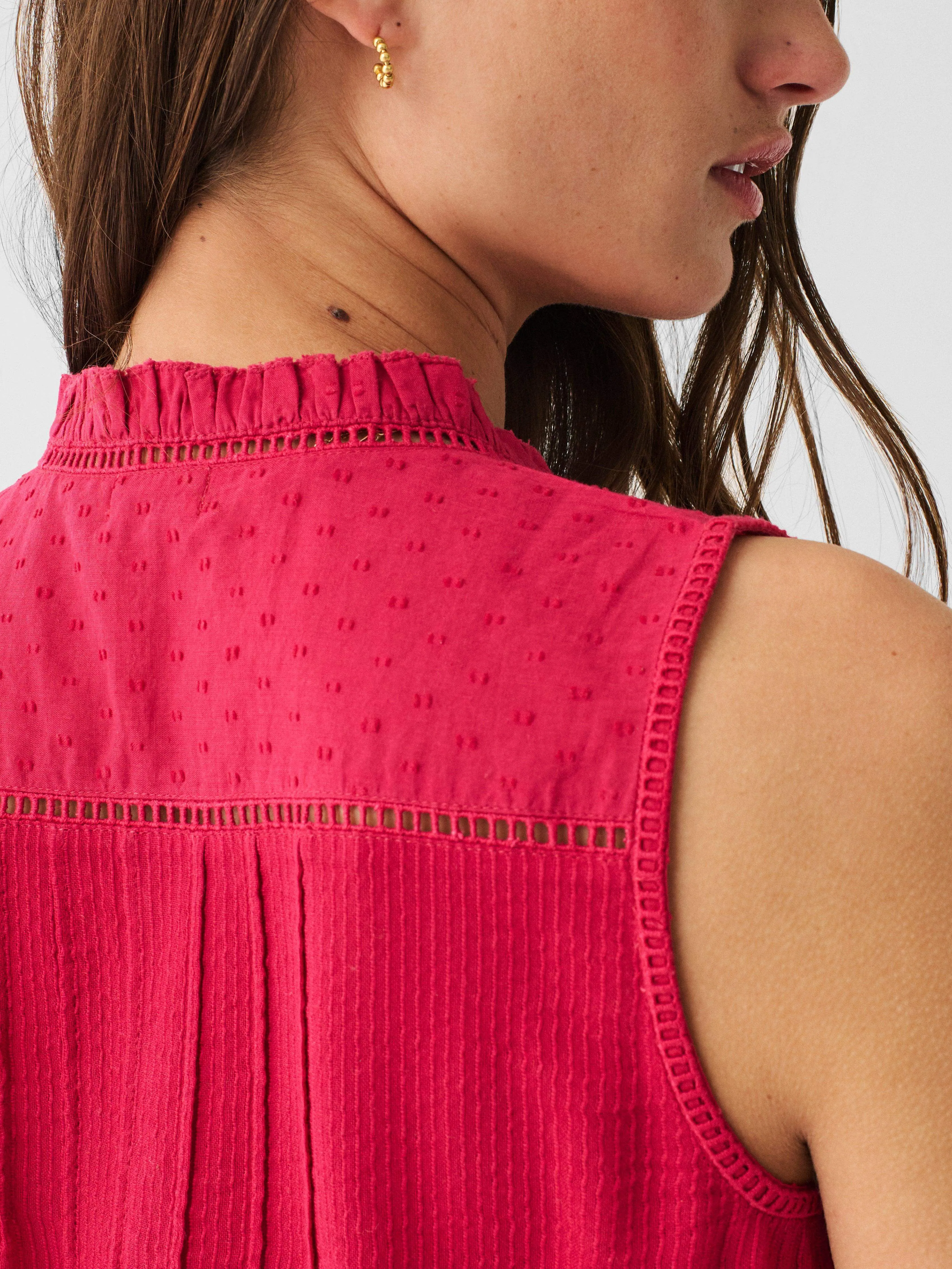 Willa Sleeveless Top - Granita sold by Faherty product image thumbnail 3