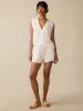 Dune Cotton Gauze Sleeveless Popover - White sold by Faherty
