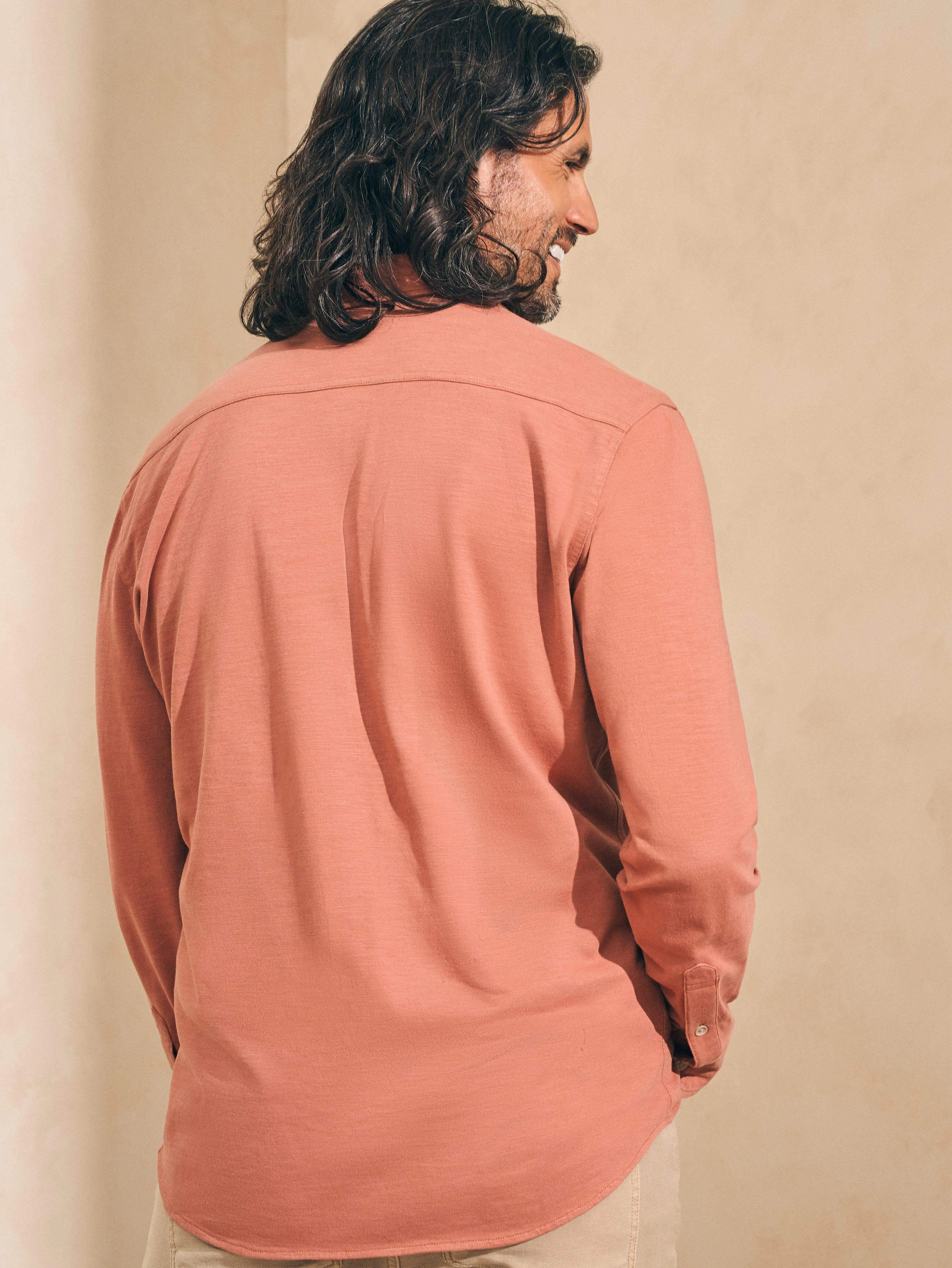 Sunwashed Knit Shirt (Single Pocket) - Sedona sold by Faherty product image thumbnail 4