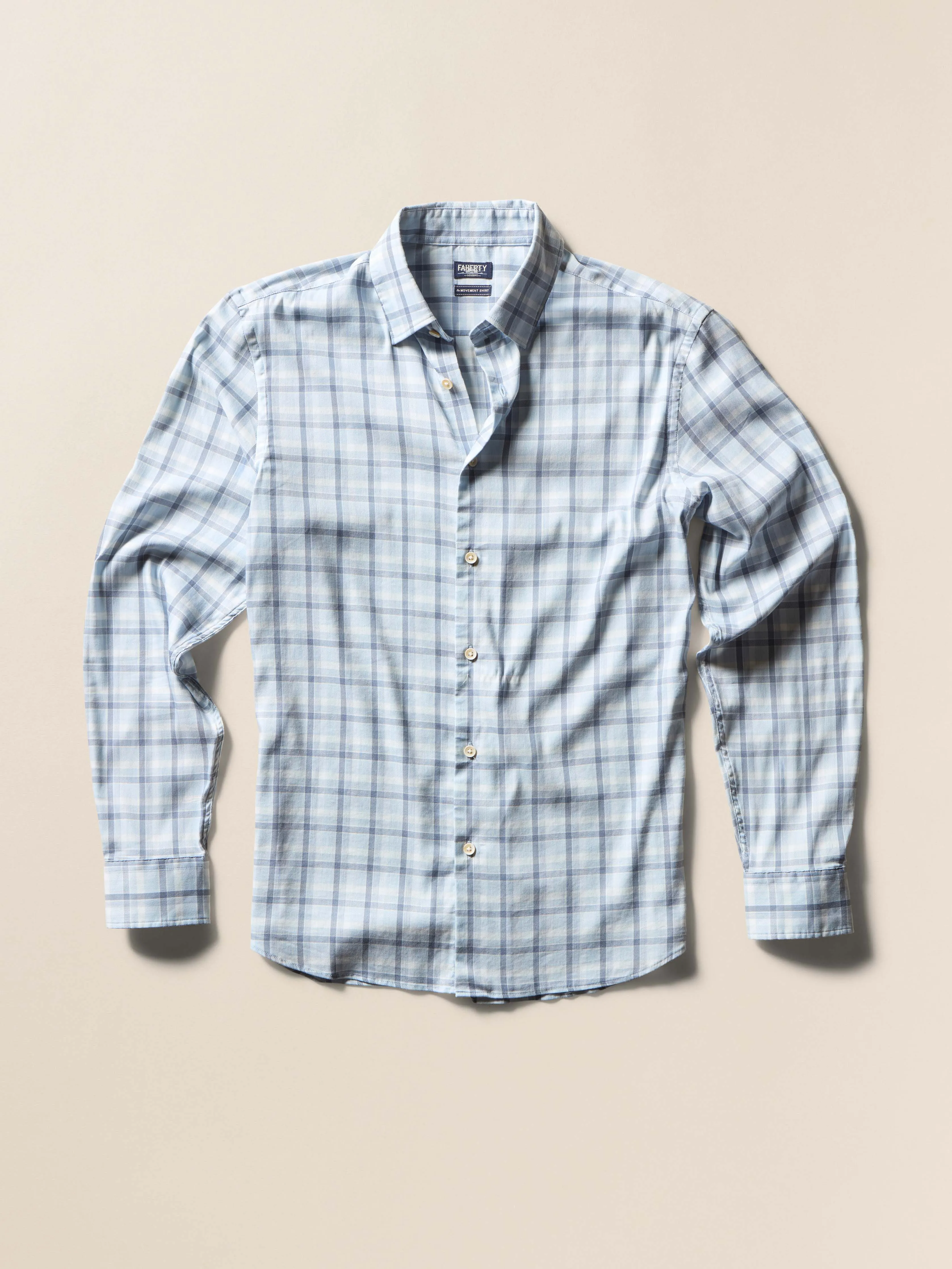 Movement™ Monterey Shirt - Sky Storm Plaid sold by Faherty