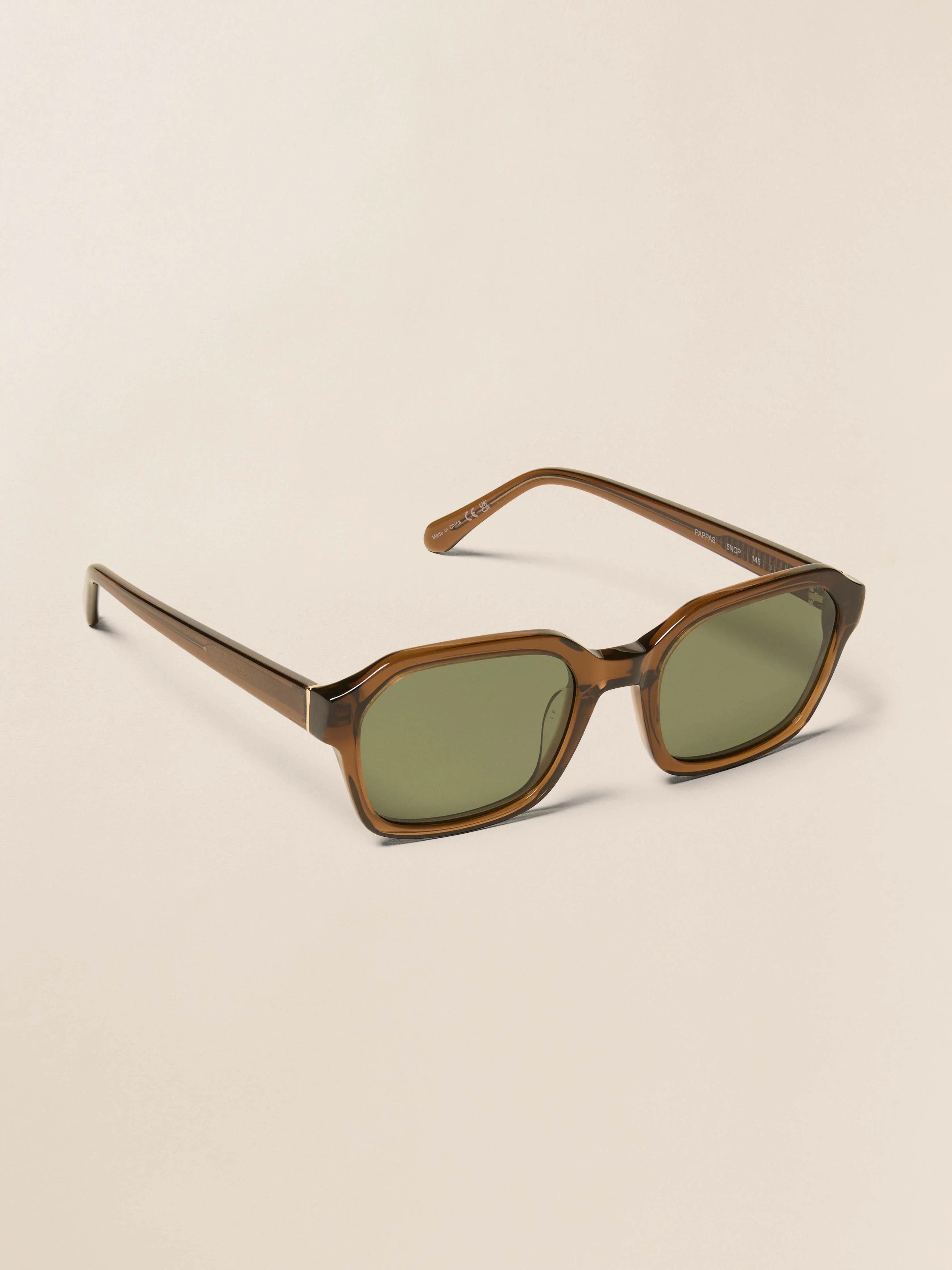Pappas Sunglasses - Chestnut sold by Faherty