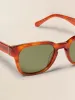 J. Utah Sunglasses - Amber Tortoise sold by Faherty