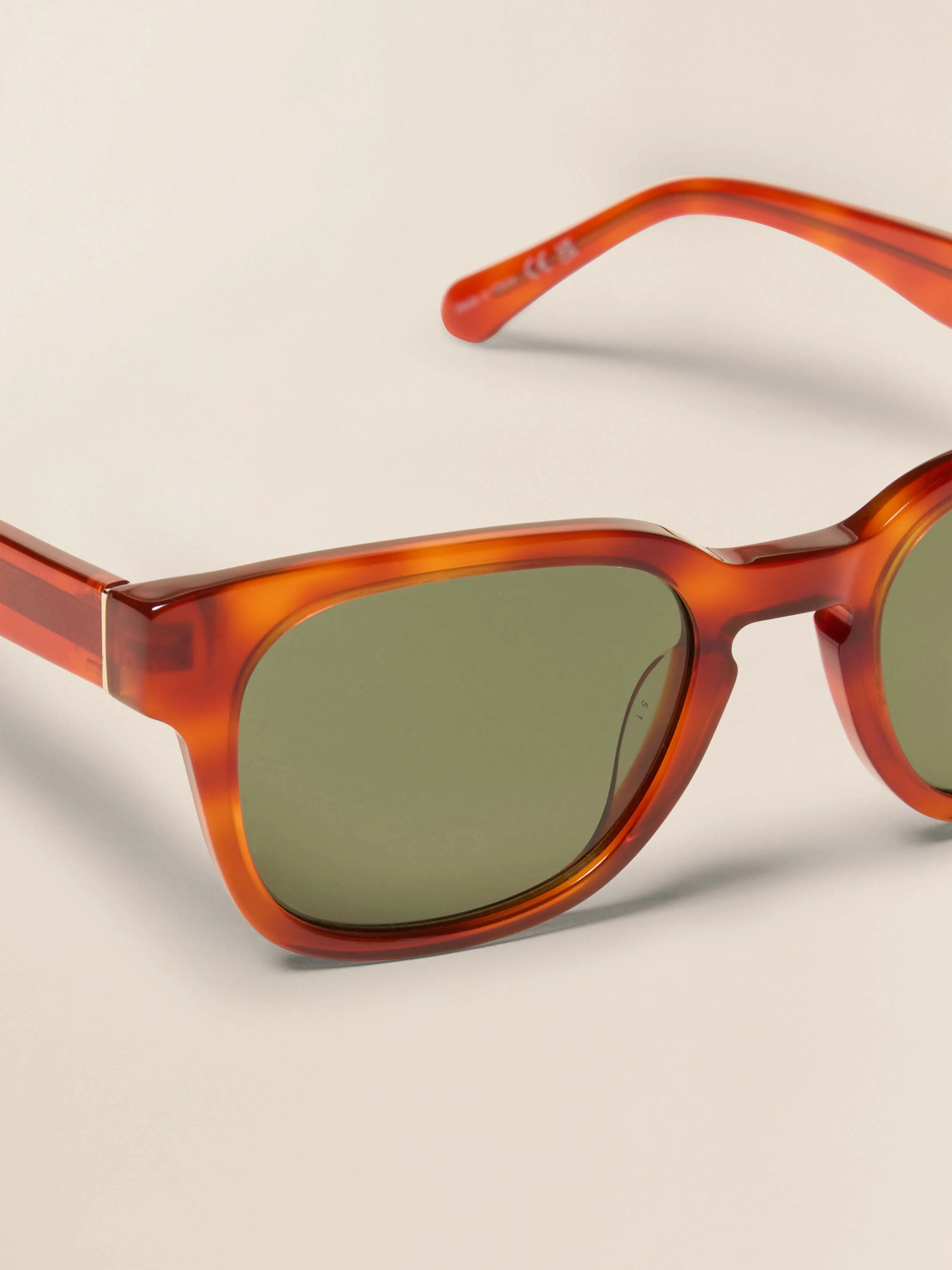 J. Utah Sunglasses - Amber Tortoise sold by Faherty product image thumbnail 2
