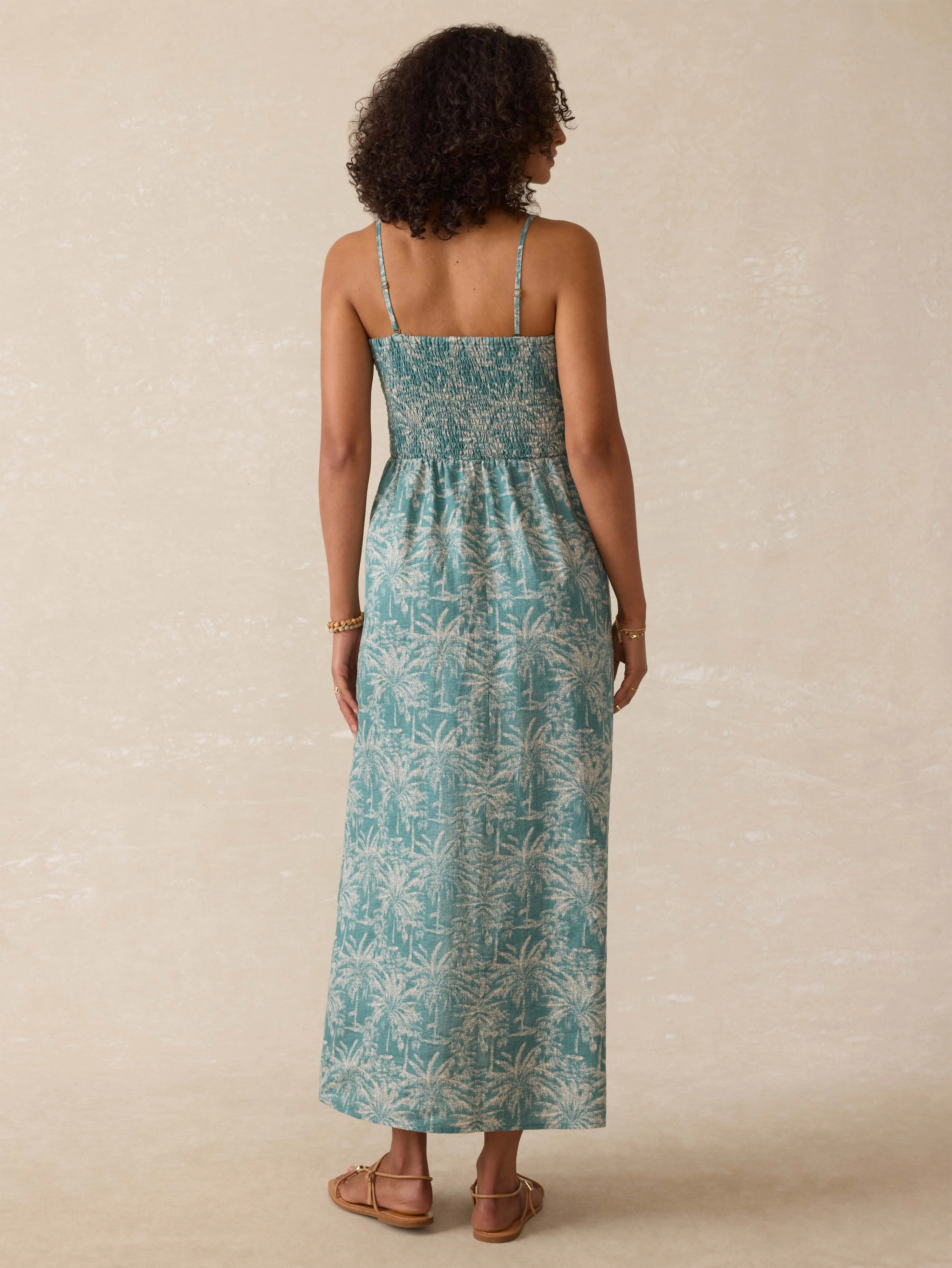 Sunrise Smocked Dress - Maui Tropics sold by Faherty product image thumbnail 4