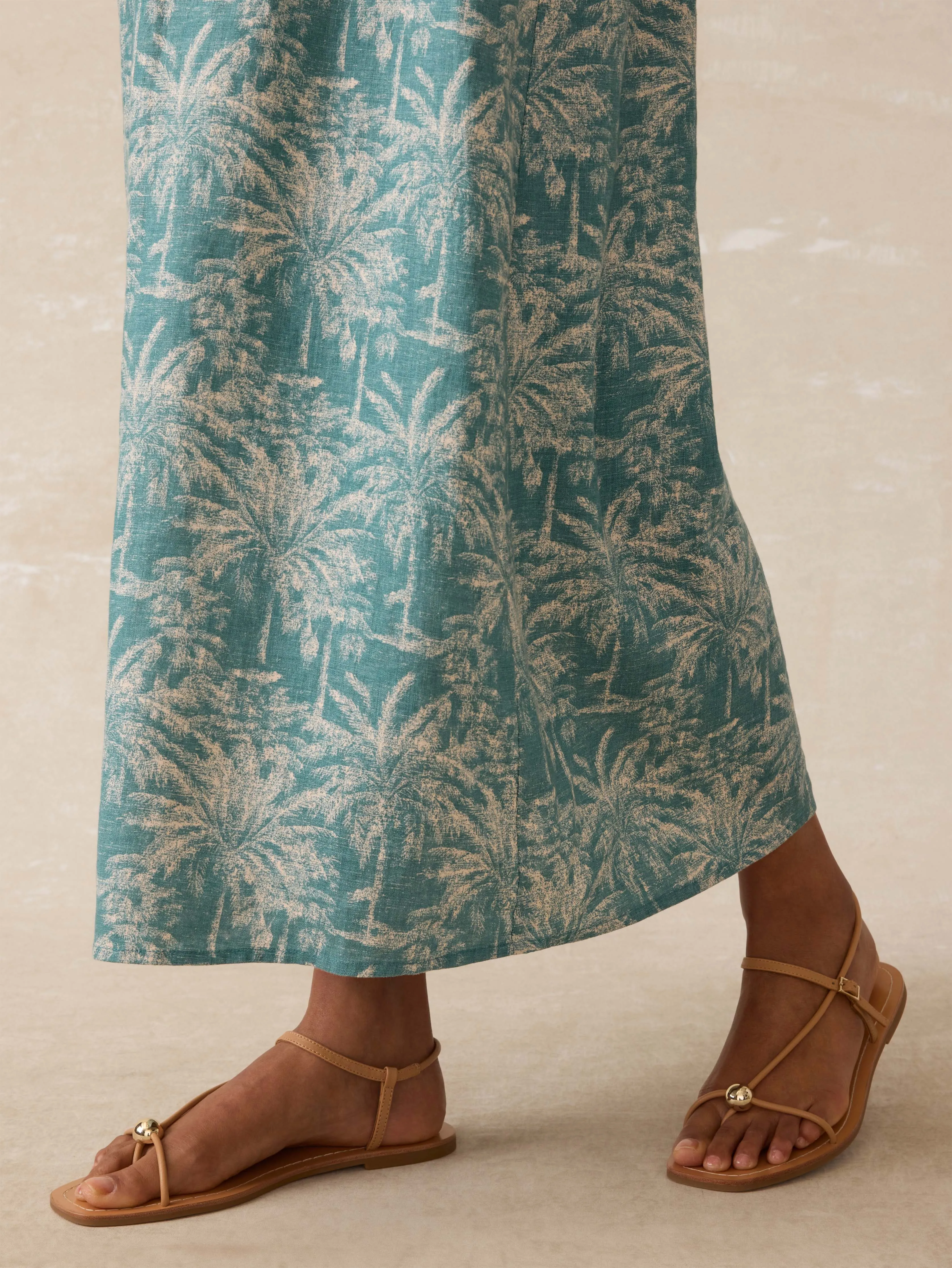 Sunrise Smocked Dress - Maui Tropics sold by Faherty product image thumbnail 5