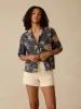 Kanoa Camp Shirt - Pearl City Tropical sold by Faherty