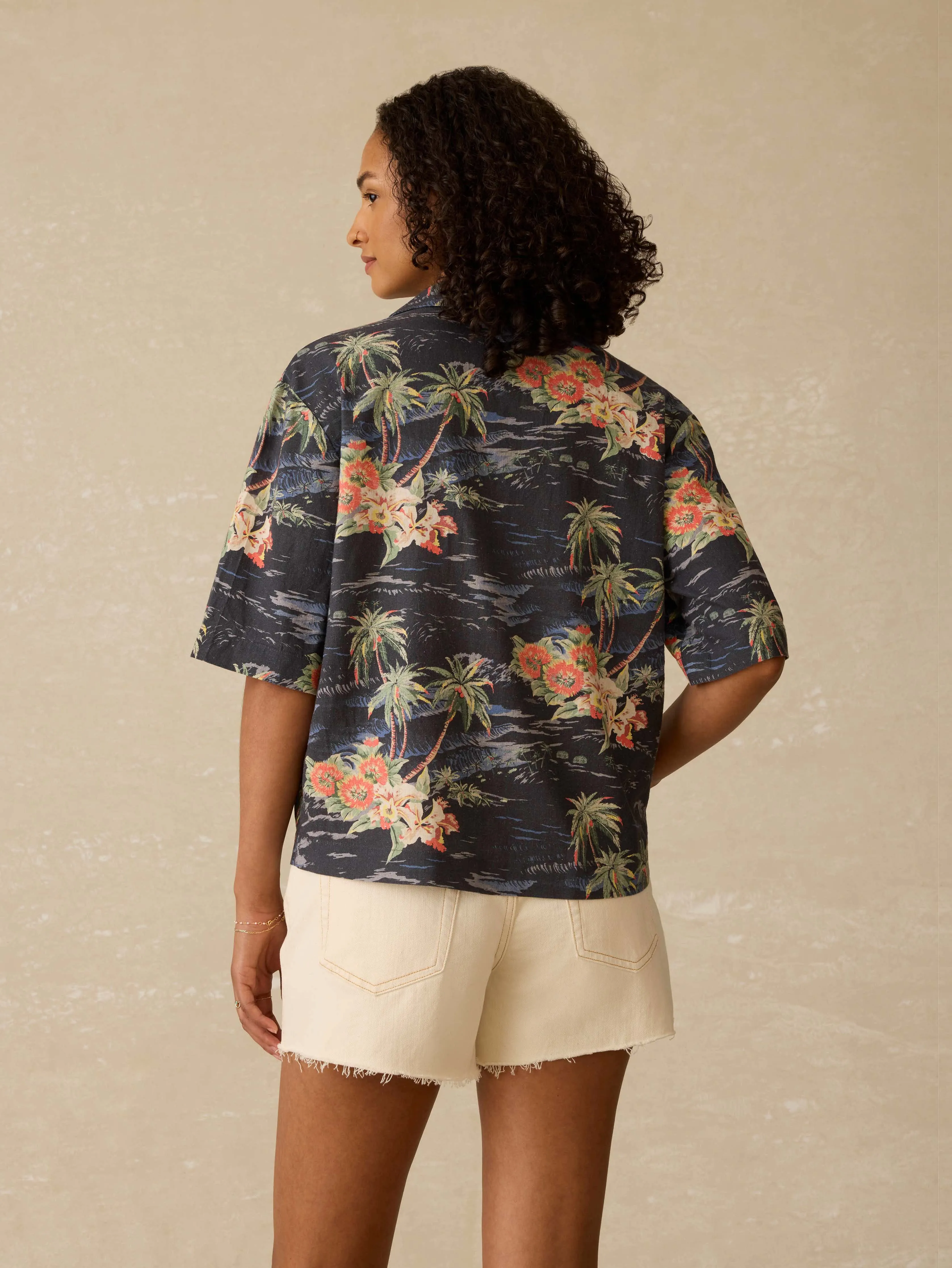 Kanoa Camp Shirt - Pearl City Tropical sold by Faherty product image thumbnail 4