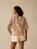 Kanoa Camp Shirt - Watercolor Palms sold by Faherty