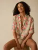 Kanoa Camp Shirt - Watercolor Palms sold by Faherty