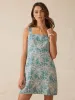 August Linen Dress - Maui Tropics sold by Faherty