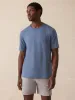 Short-Sleeve Shorelite UPF Tee - Breaker Blue sold by Faherty