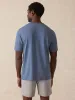 Short-Sleeve Shorelite UPF Tee - Breaker Blue sold by Faherty