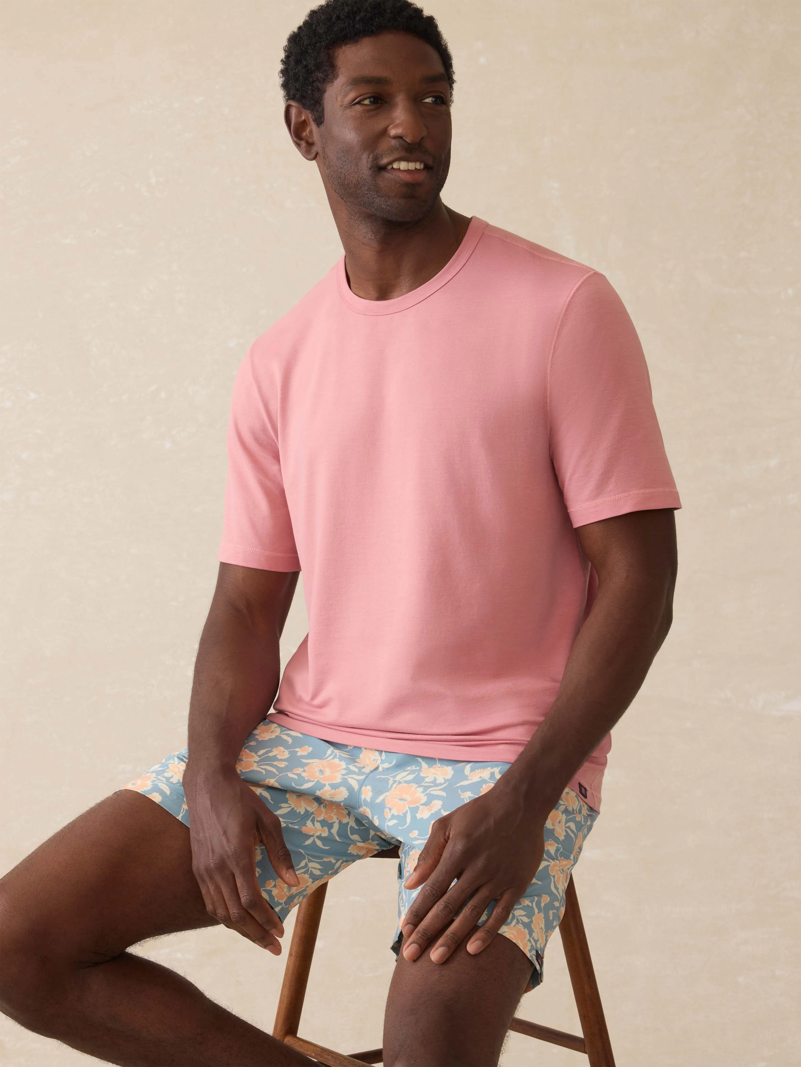 Short-Sleeve Shorelite UPF Tee - Faded Flag sold by Faherty product image thumbnail 5