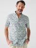 Short-Sleeve Breeze Shirt - Riptide Floral Batik sold by Faherty