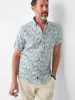Short-Sleeve Breeze Shirt - Riptide Floral Batik sold by Faherty