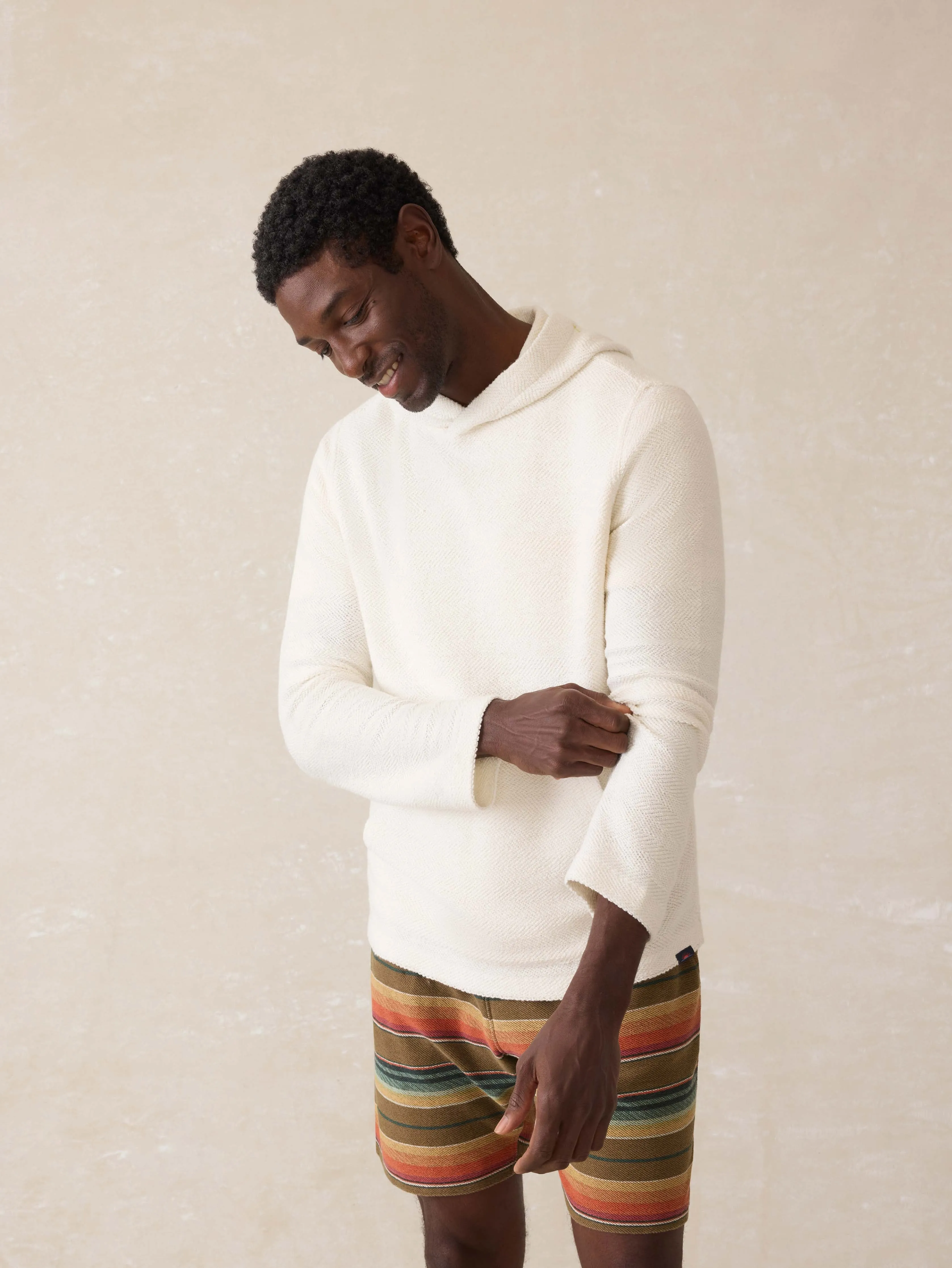 Whitewater Hoodie - Ivory Shell sold by Faherty product image thumbnail 4