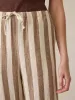 Laidback Palma Linen Pant - Cocoa Beach Stripe sold by Faherty