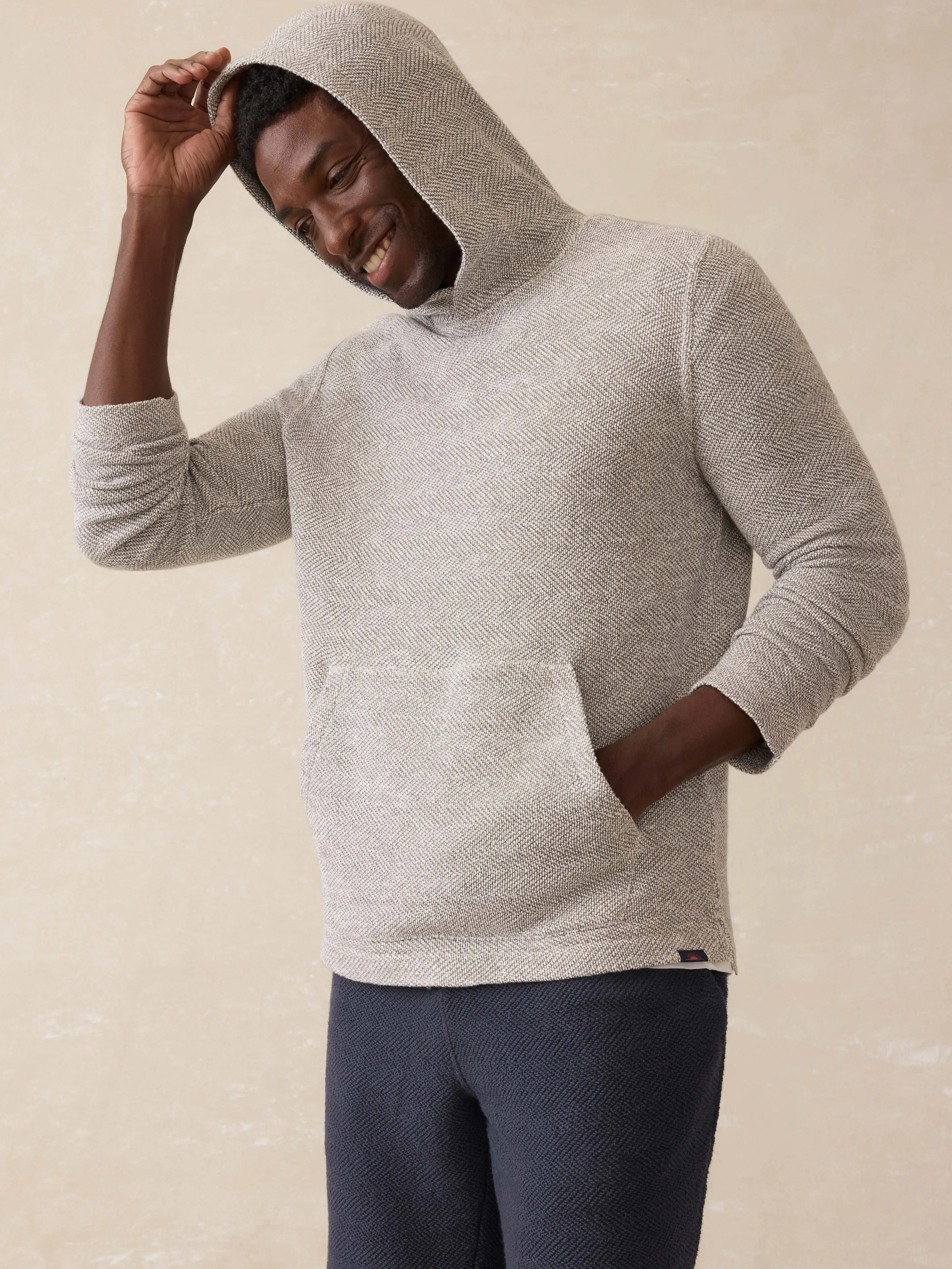 Whitewater Hoodie - Grey Shell Loop sold by Faherty product image thumbnail 4