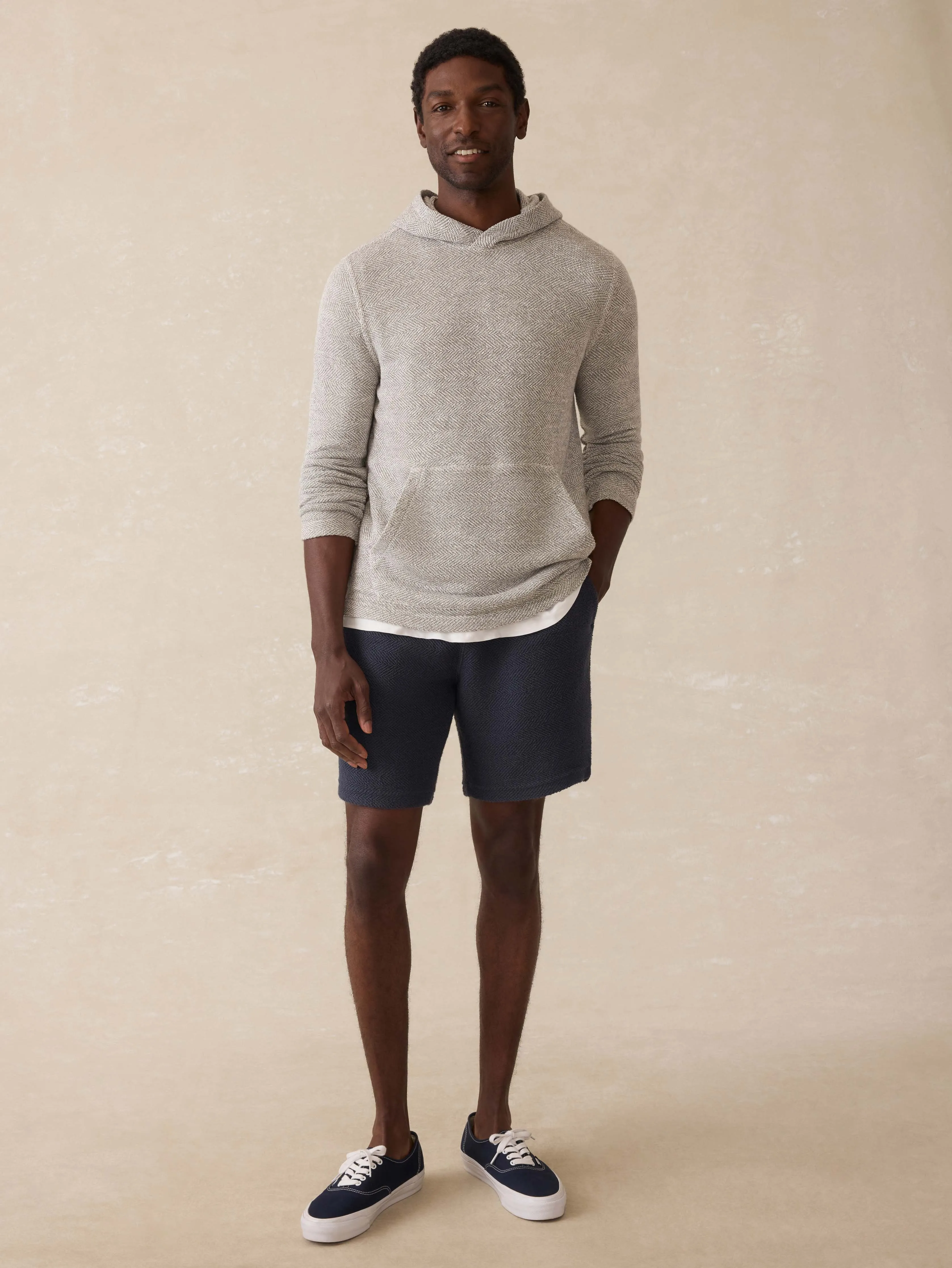 Whitewater Hoodie - Grey Shell Loop sold by Faherty product image thumbnail 5