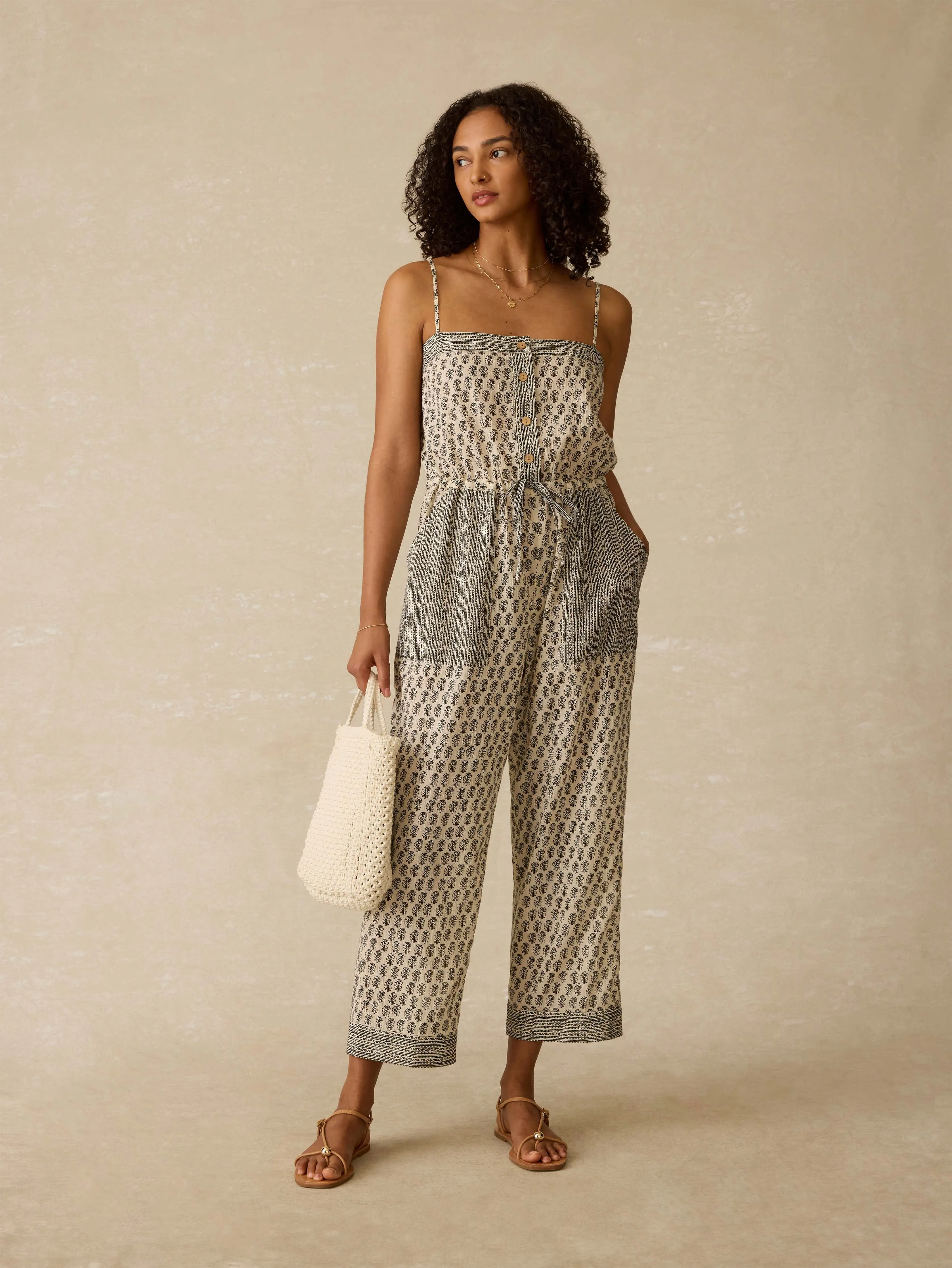 Sunwashed Macrame Crossbody - Cream sold by Faherty product image thumbnail 3