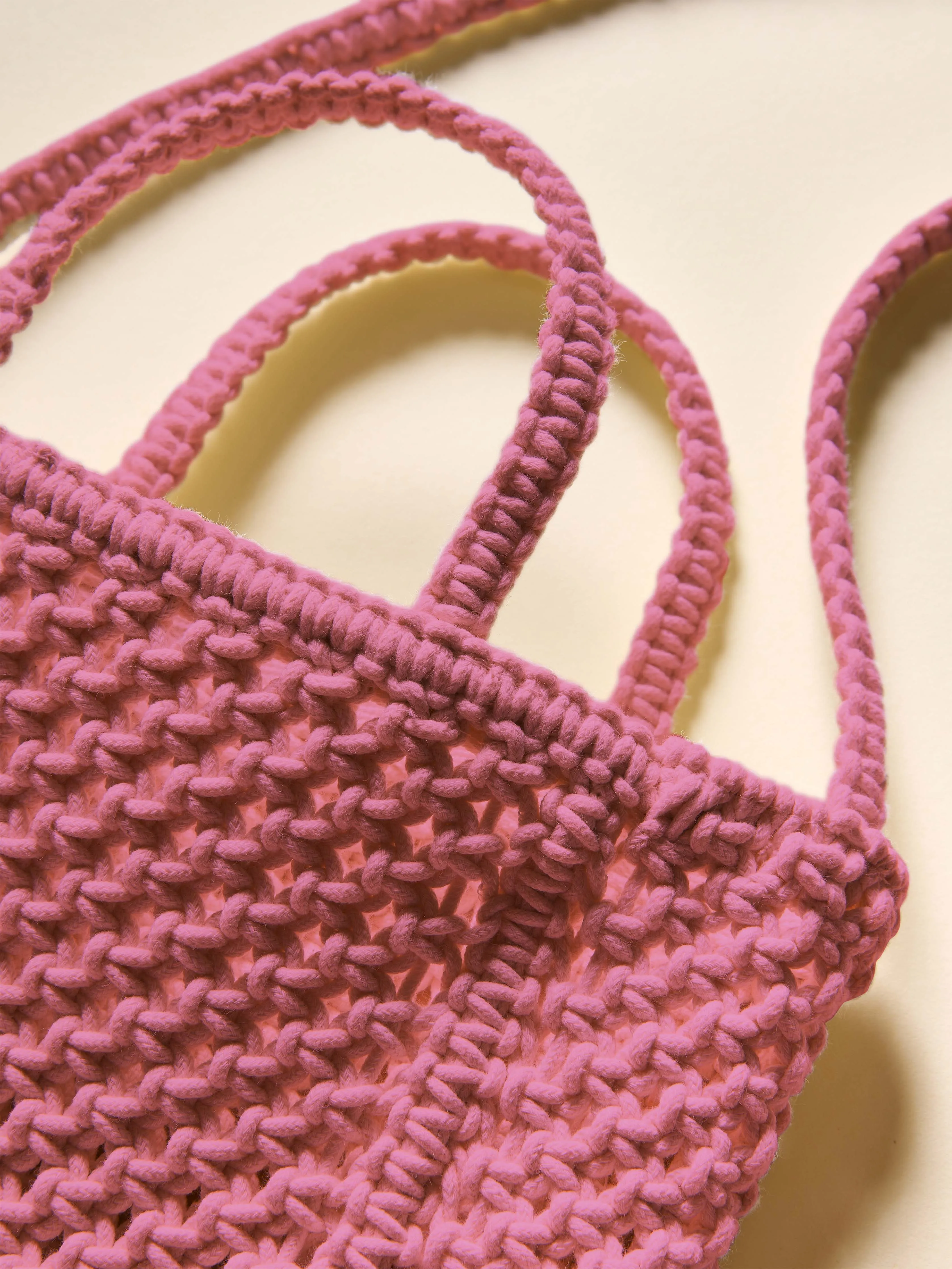 Sunwashed Macrame Crossbody - Ibis Rose sold by Faherty product image thumbnail 2