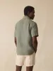 Short Sleeve Laguna Linen Shirt - Spruce sold by Faherty