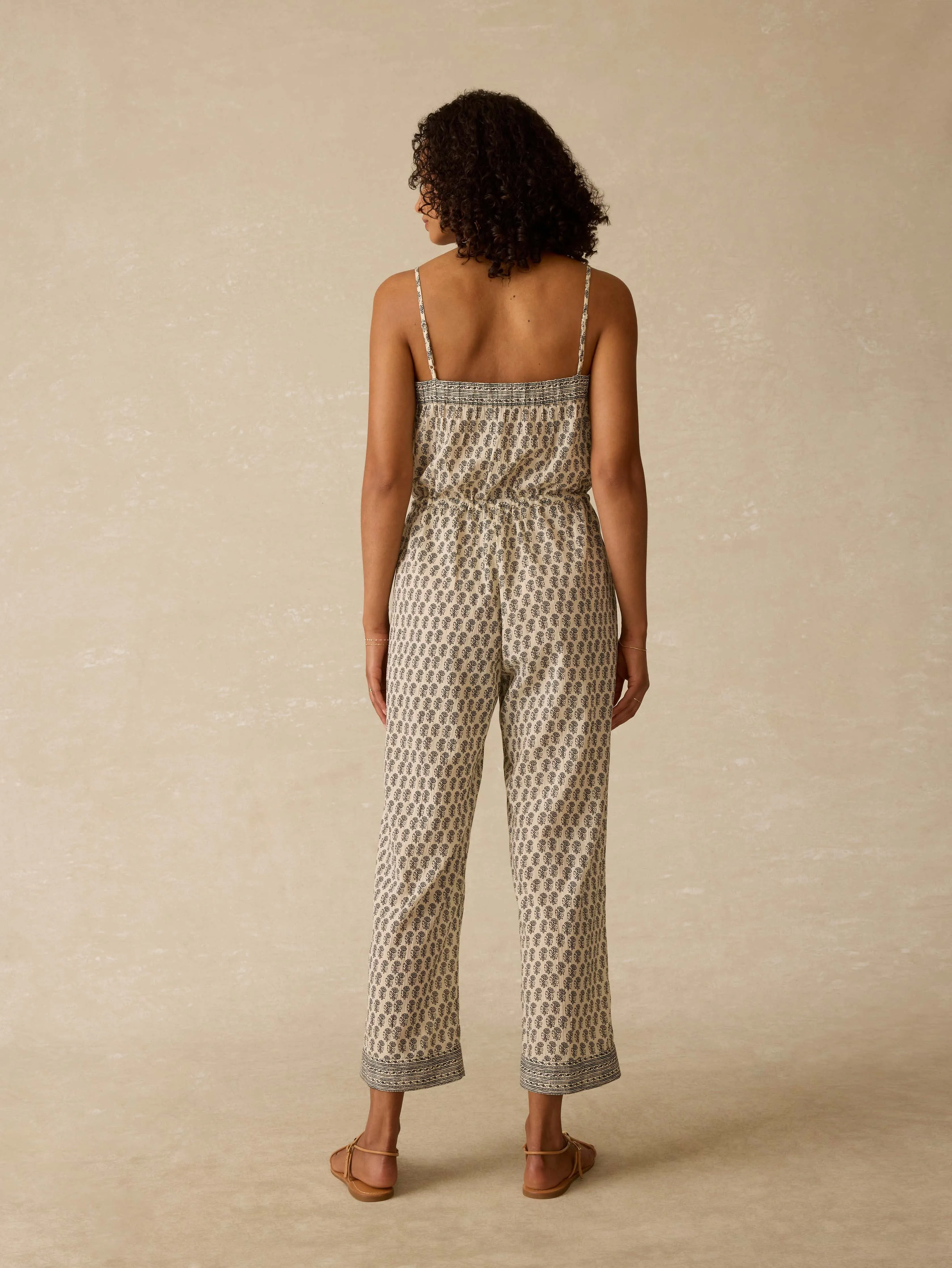 Catalina Jumpsuit - Summer Pearl Blossom sold by Faherty product image thumbnail 4