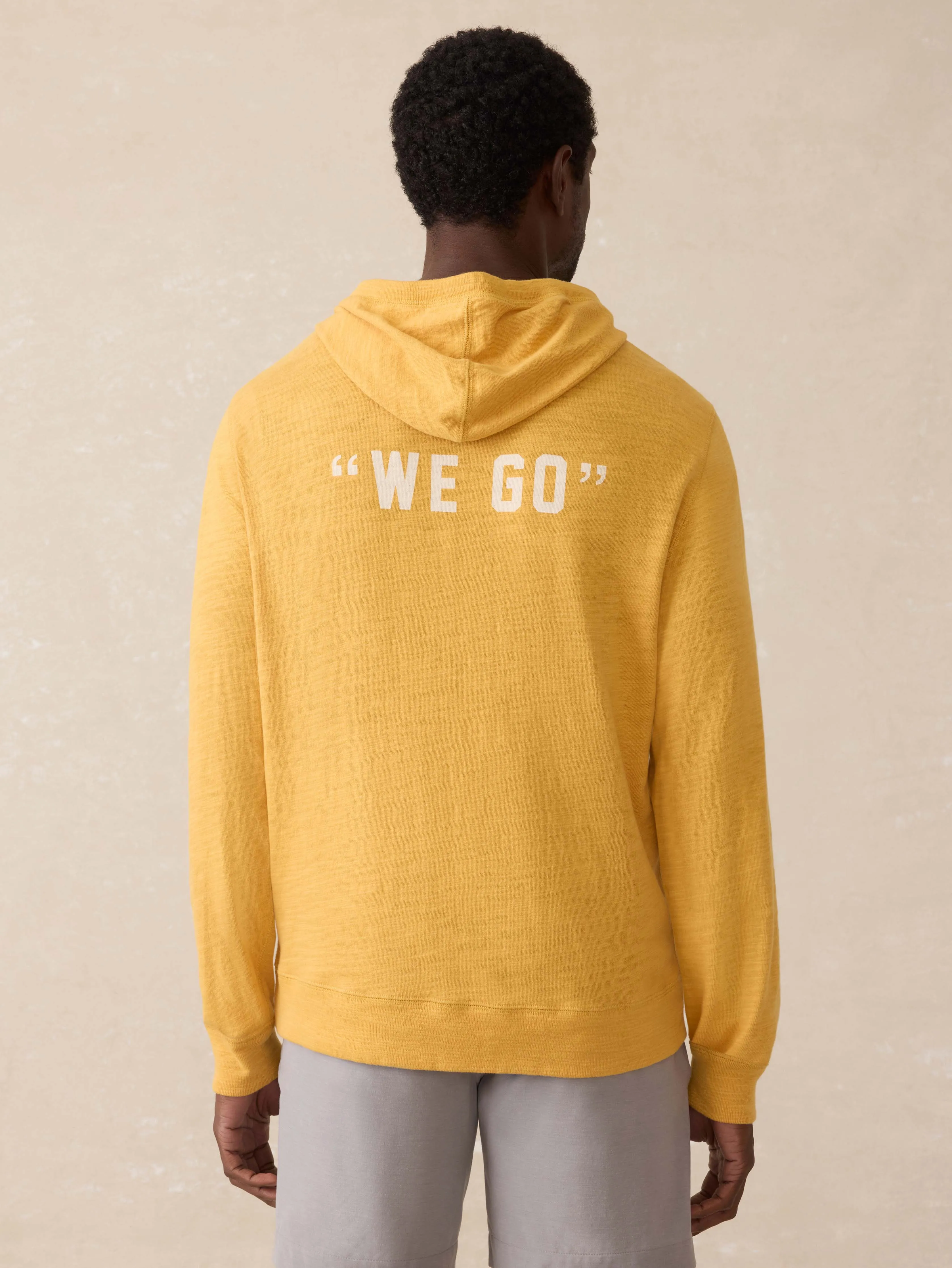 Surf Ghana Sunwashed Slub Hoodie - Tuscan Sun sold by Faherty product image thumbnail 2