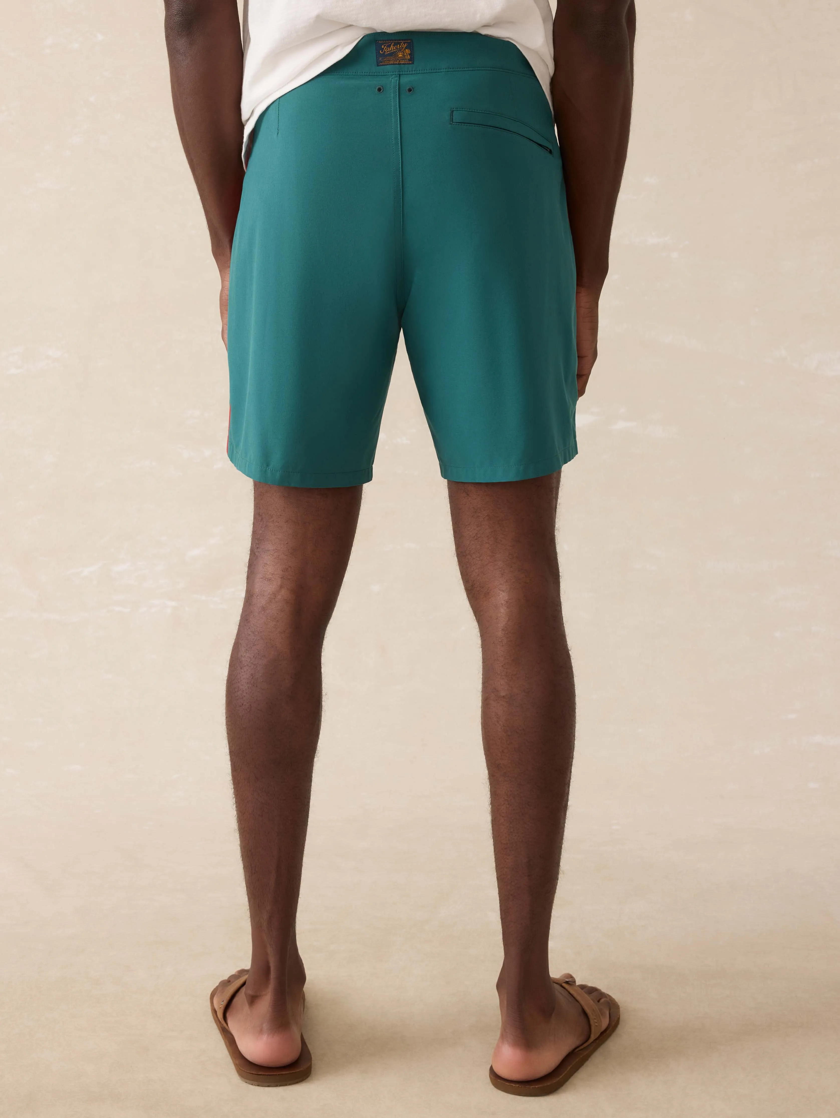 Surf Ghana Boardshort - Agona Green sold by Faherty product image thumbnail 4