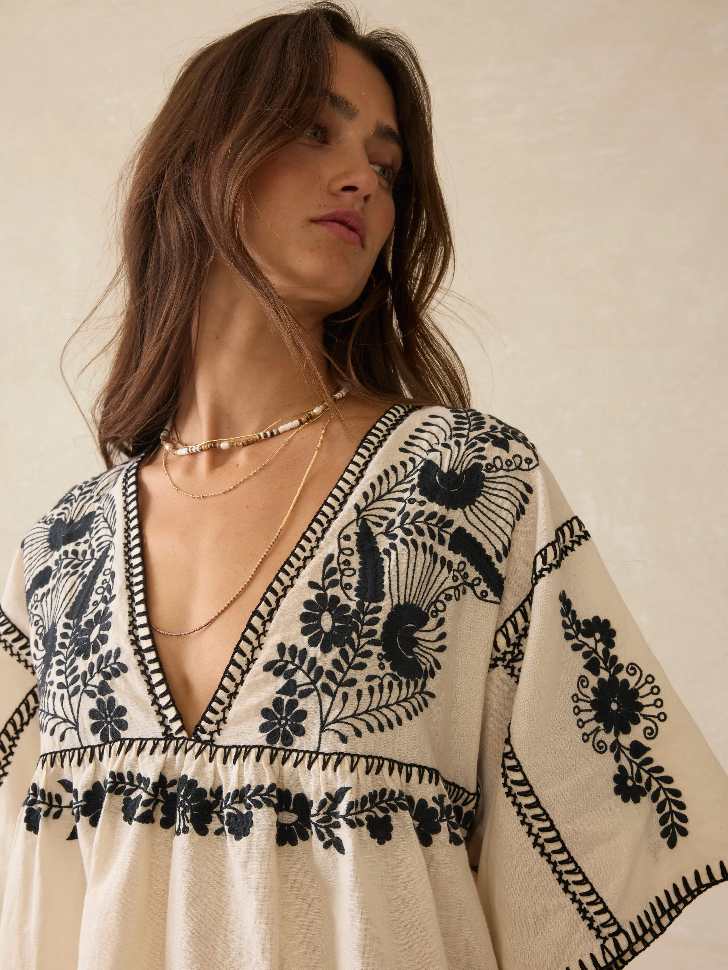 Sunday Dress - Natural sold by Faherty product image thumbnail 2