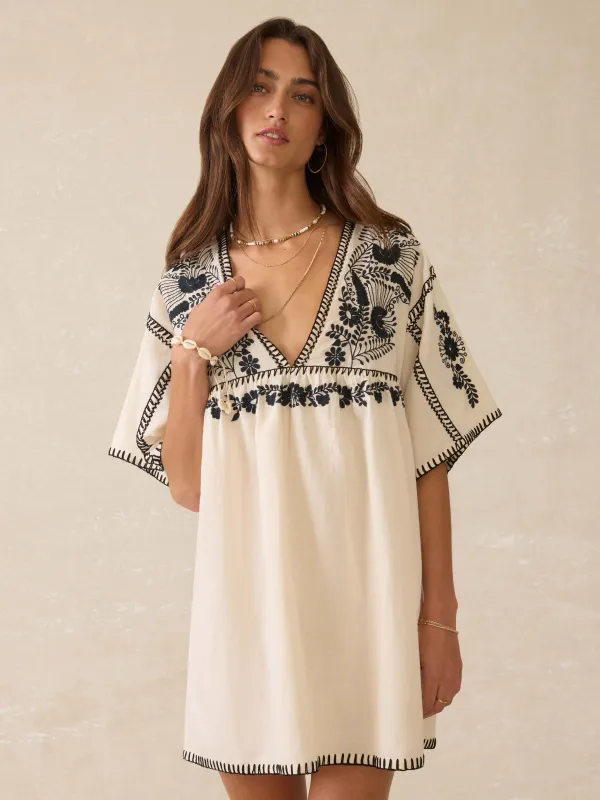 Sunday Dress - Natural sold by Faherty