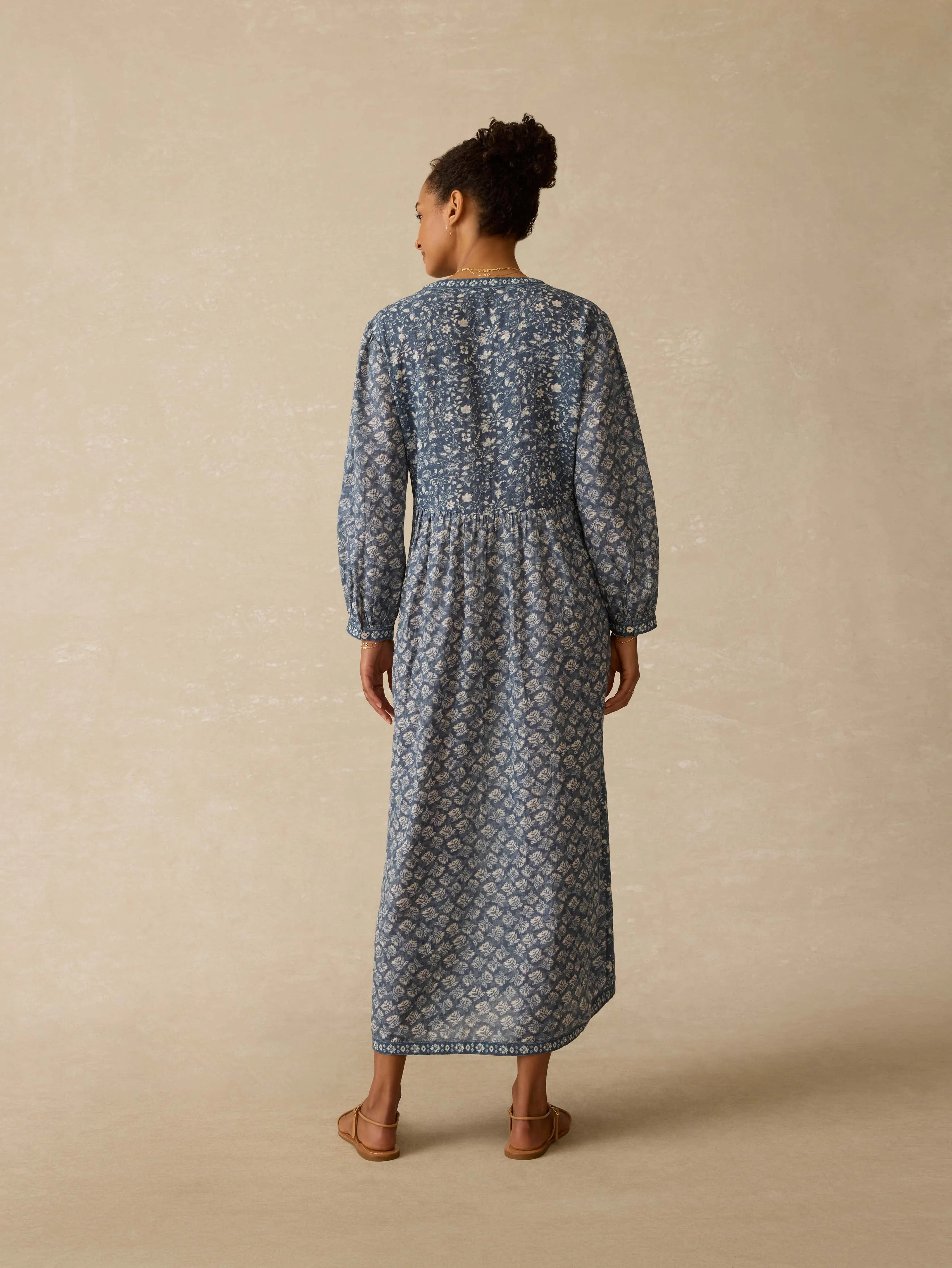 Sandy Cove Coverup - Oceanview Blossom sold by Faherty product image thumbnail 5