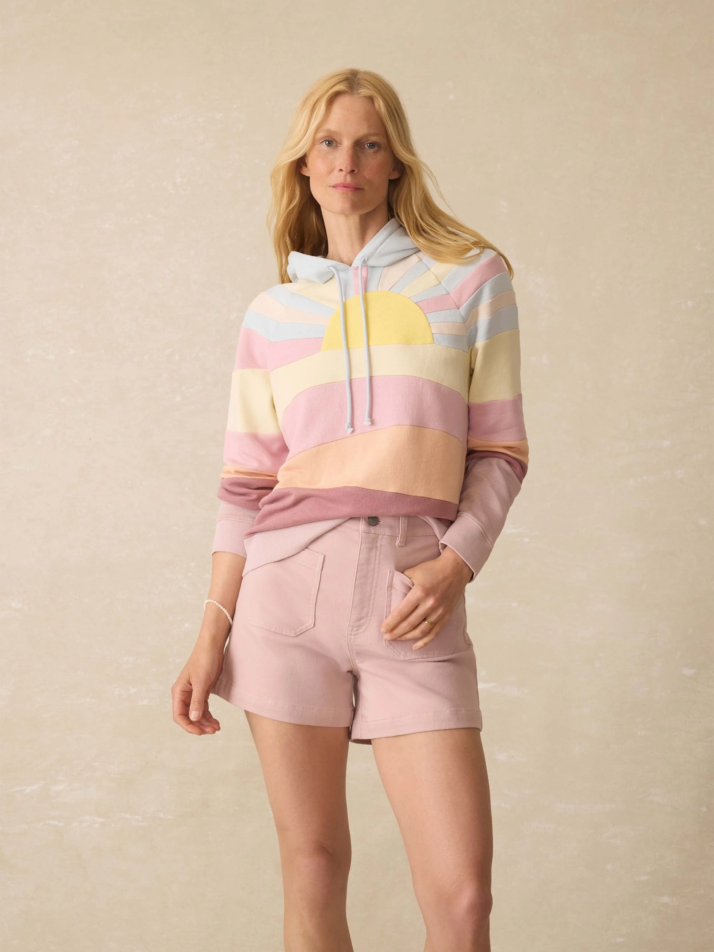 Soleil Hoodie - Sorbet Soleil sold by Faherty