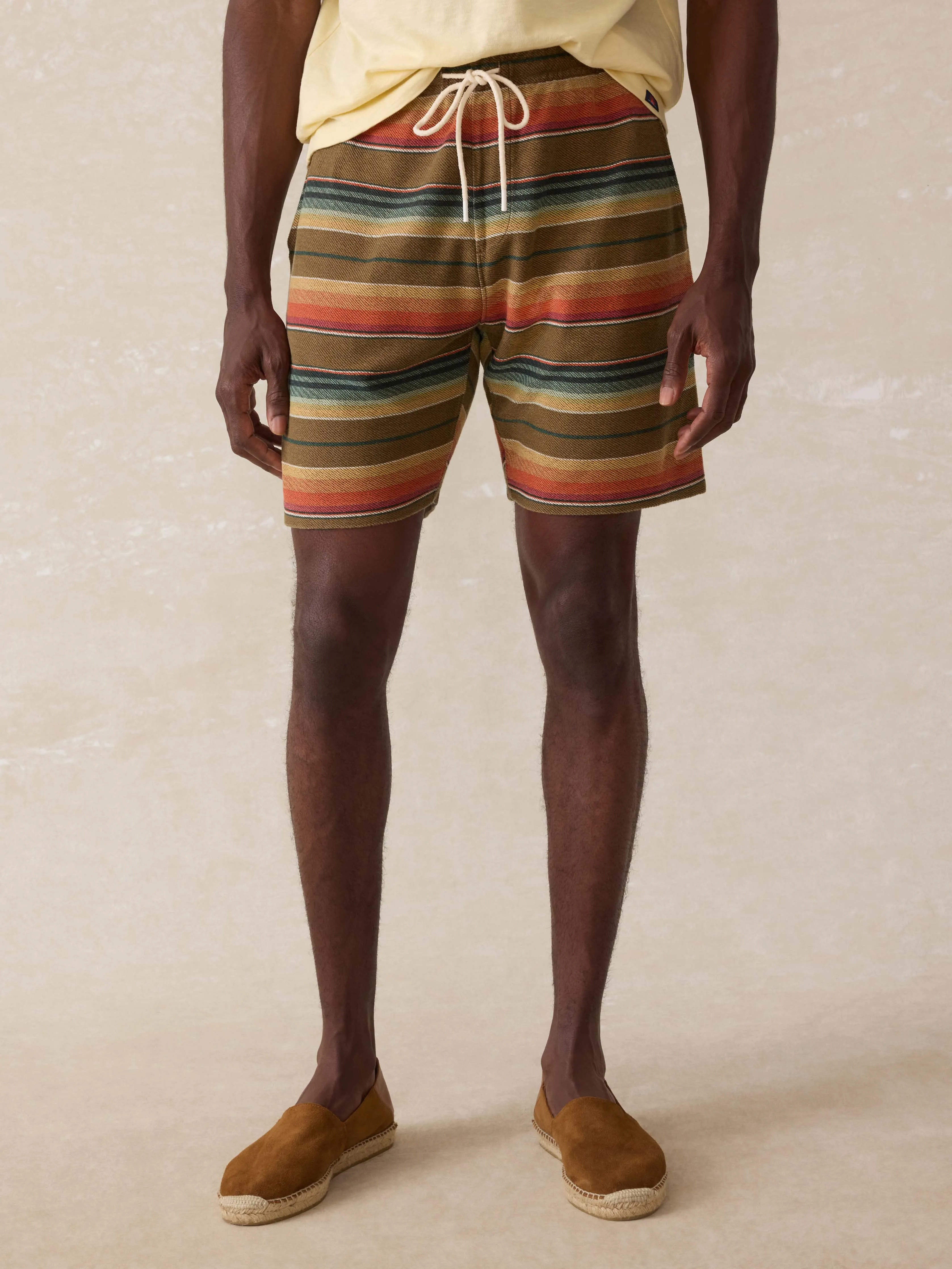 Novelty Knit Short - Cannon Beach Stripe sold by Faherty product image thumbnail 5