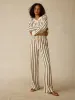 Laidback Dockside Pant - Moon Shadow Stripe sold by Faherty