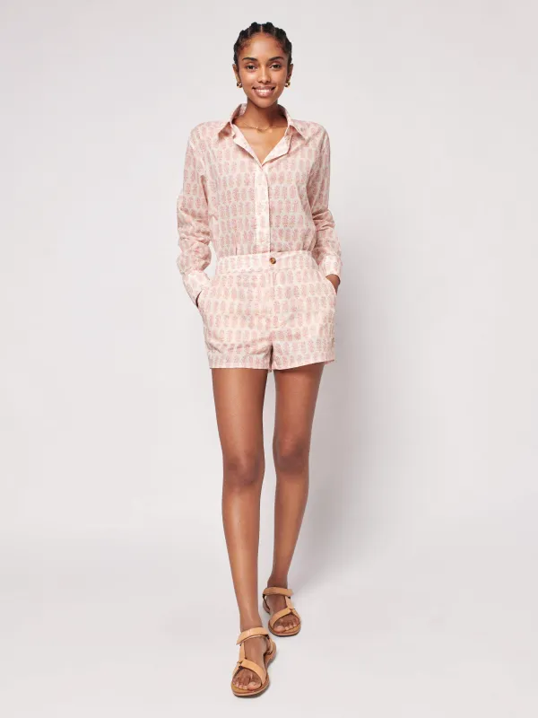 Malibu Short - Pink Taj Floral sold by Faherty