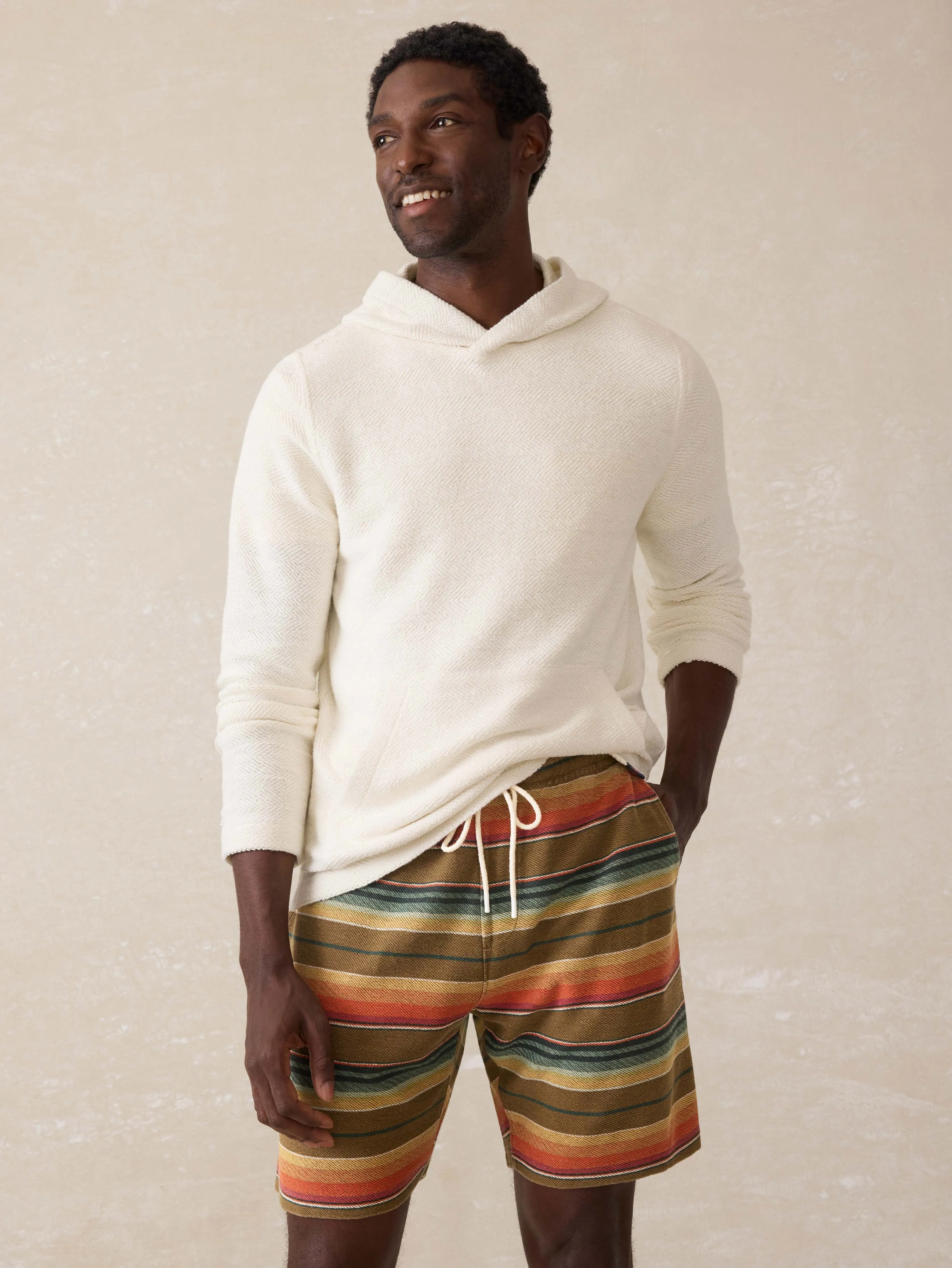 Baja Knit Short - Cannon Beach Stripe sold by Faherty product image thumbnail 2