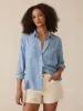 Tried & True Chambray Shirt - Mid Wash sold by Faherty