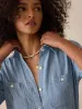 Tried & True Chambray Shirt - Mid Wash sold by Faherty